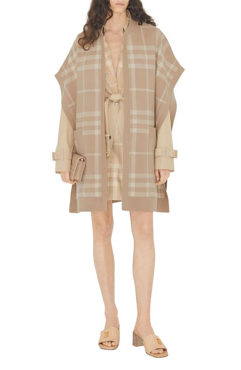 burberry jurk|burberry cashmere cape jacket.